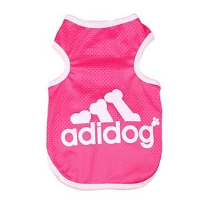 NWT Adidas “Adidog” Pink Dog Tank.